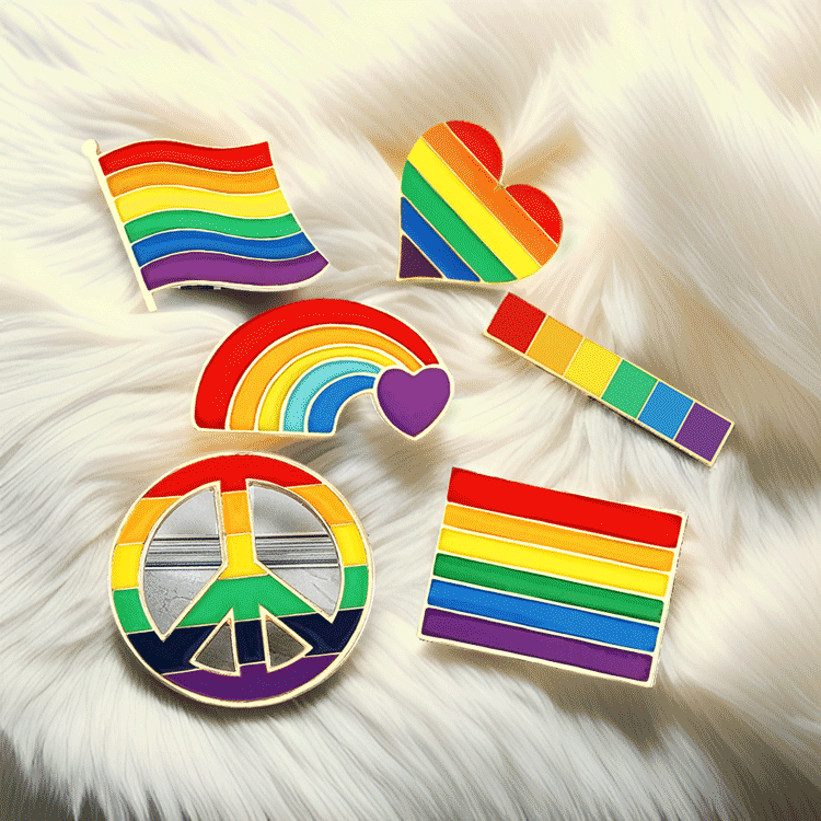 Pride Rainbow Awareness Pin