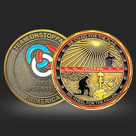 Customized military commemorative coin