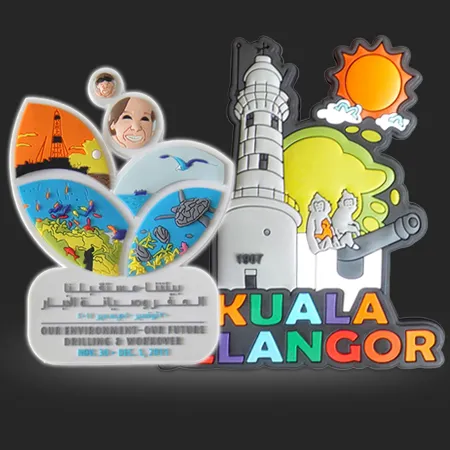 Design your city landmark tourist souvenirs fridge magnets