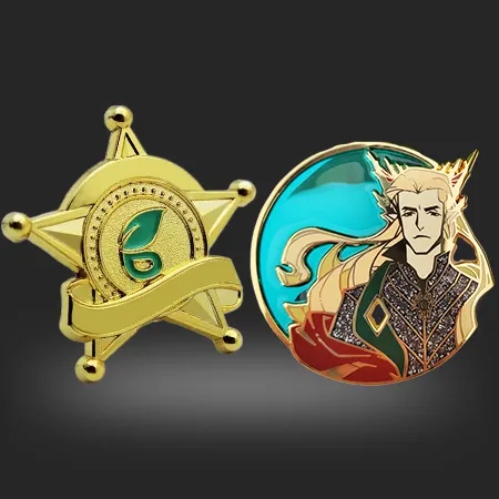 Order quality clear enamel cartoon pin badge