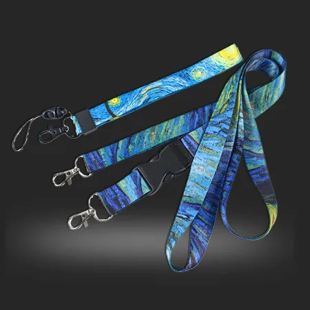 Custom your own id card holder ribbon lanyards