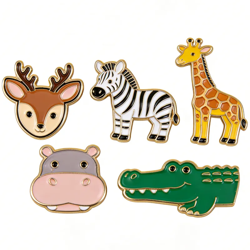Lovely Animals Enamel Lapel Pin Badges