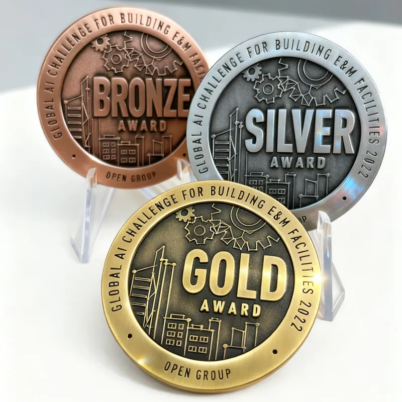 Commemorative challenge coin for annual event celebration