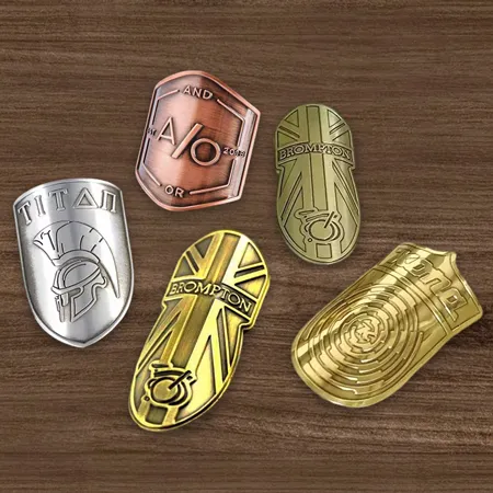 High-quality custom bicycle head badges for vintage and modern bikes