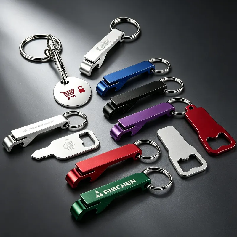 Bottle opener keychain tool