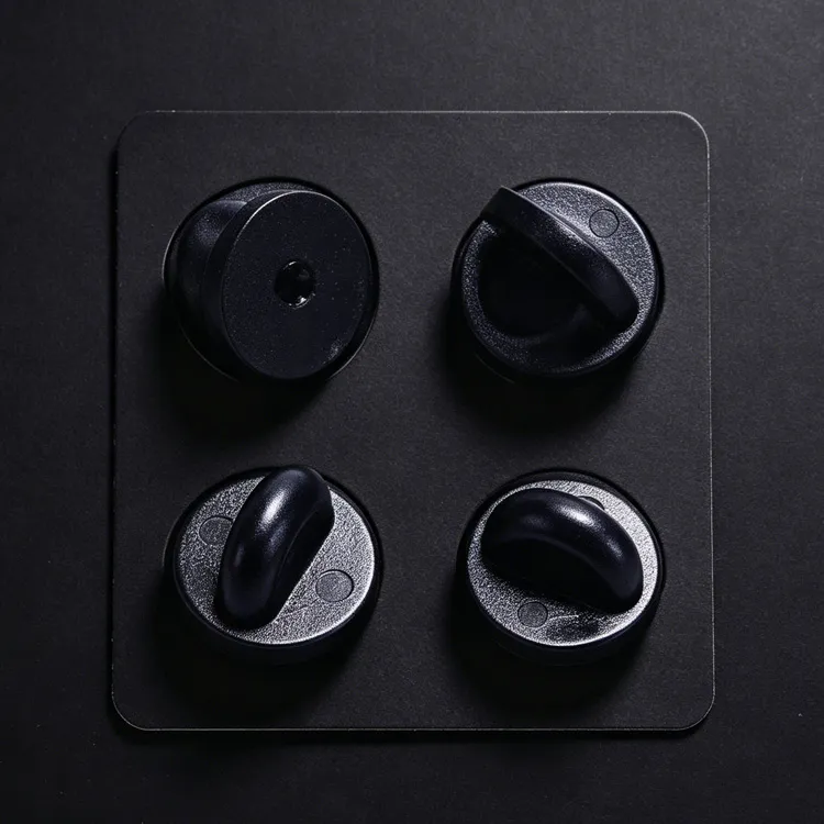 Soft rubber clutch pin backing for lightweight and comfortable enamel pin fastening
